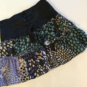Marciano Silk Mini Skirt